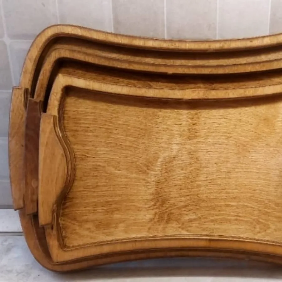 سینی چوبی 3 عددی