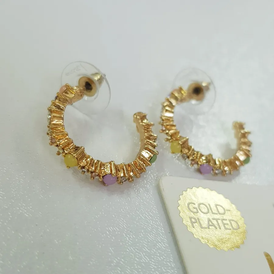 گوشواره آبکاری طلا iam