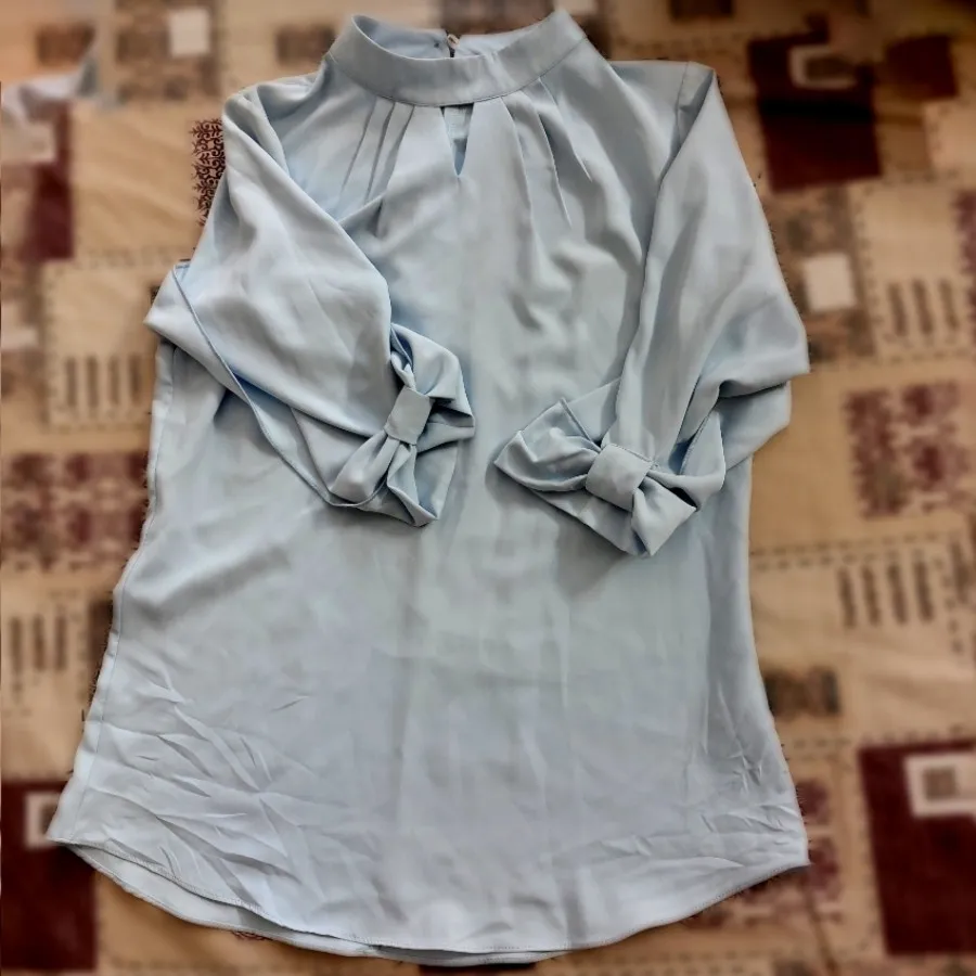 بلوز آبی آسمونی