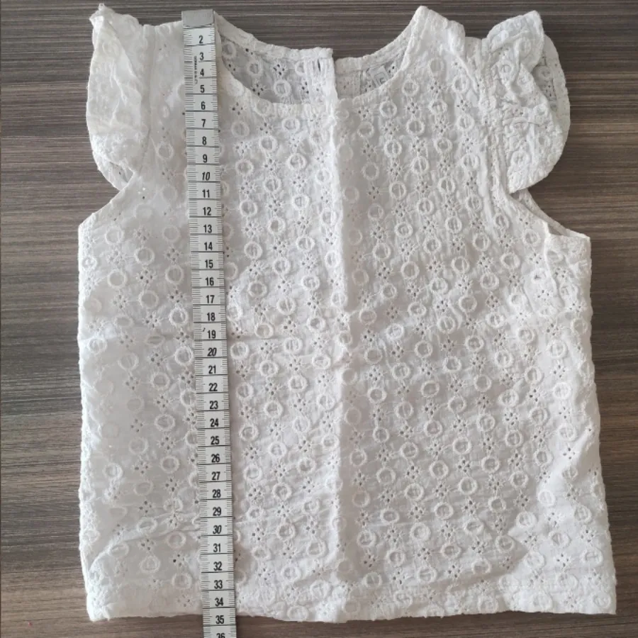 بلوز سفید دخترانه