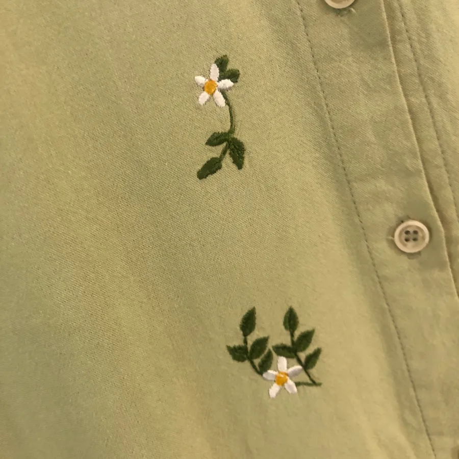 پیراهن کتان تابستانی سبز