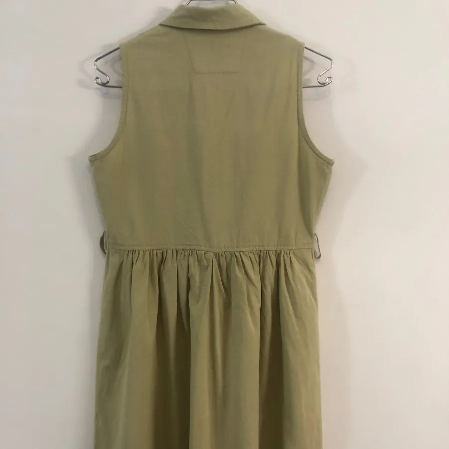 پیراهن کتان تابستانی سبز