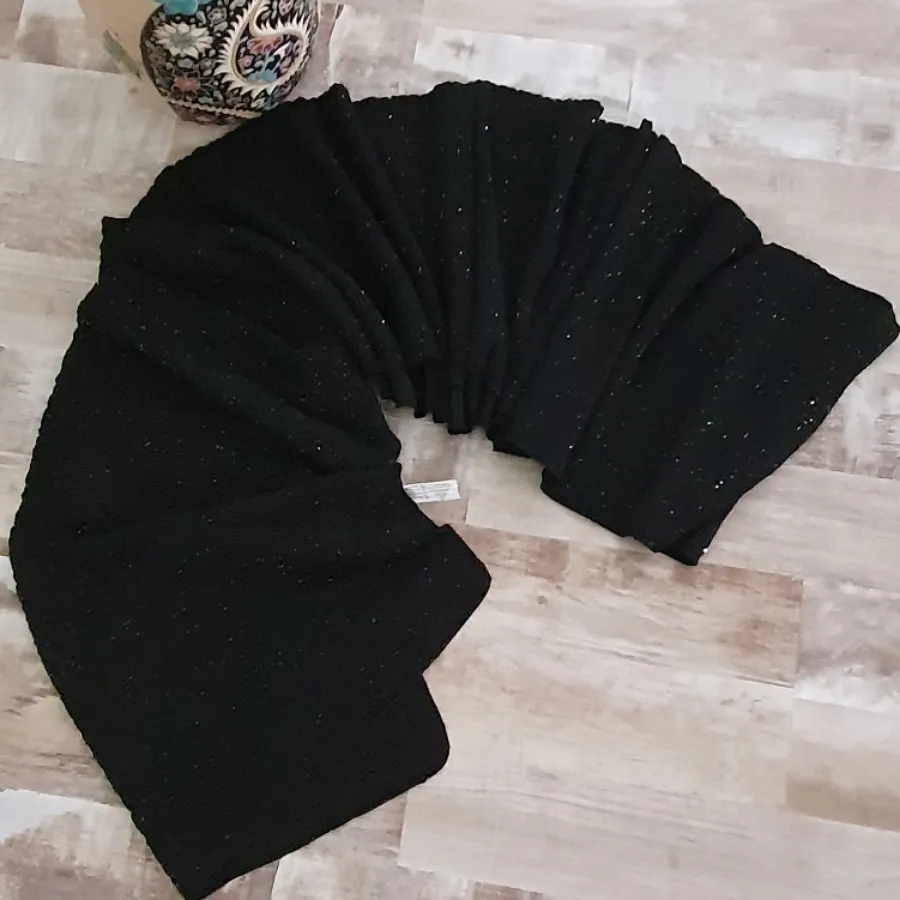 شال پلیسه اکلیل دار مجلسی