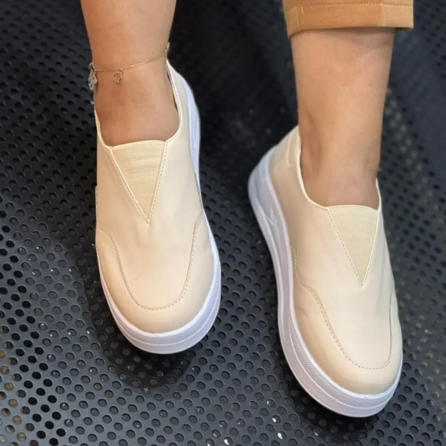 کفش شیک زنانه راحت کرم