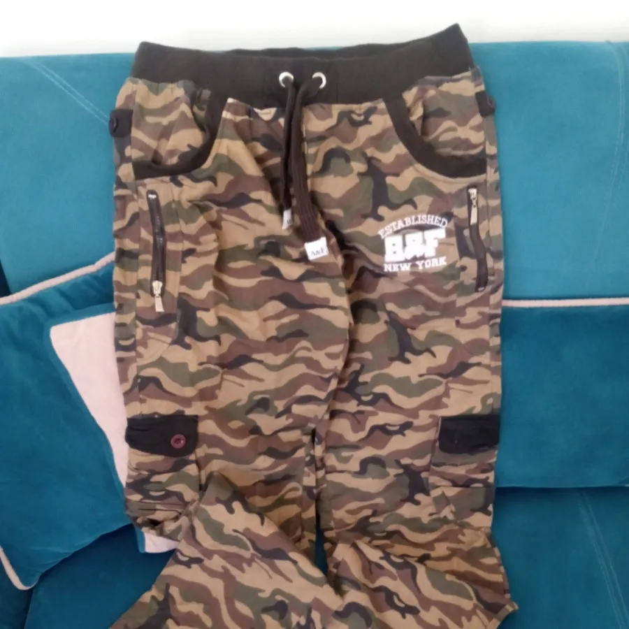 شلوار چریکی 6جیب قد110 XL