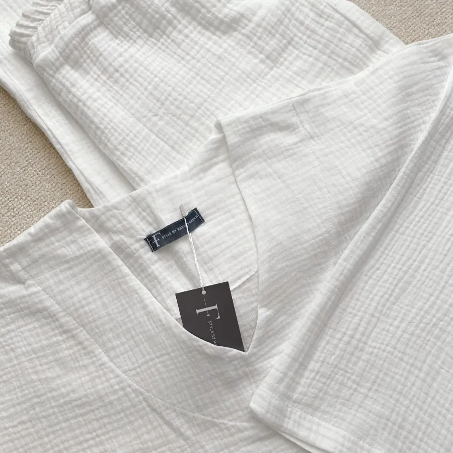 ست شومیز شلوار دابل فیش