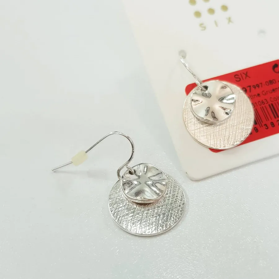 گوشواره نقره ای آویزدار