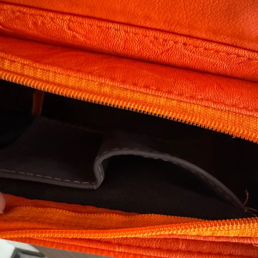 کیف نارنجی بند بلند