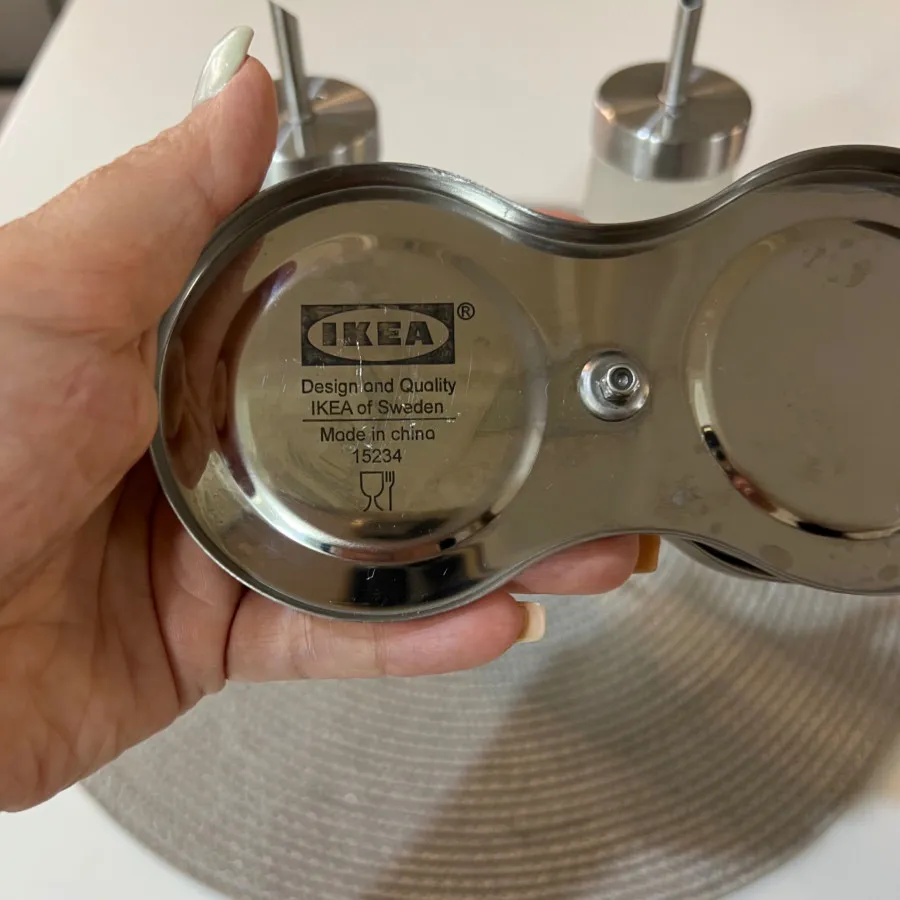 شیشه ابلیمو و روغن lKEA