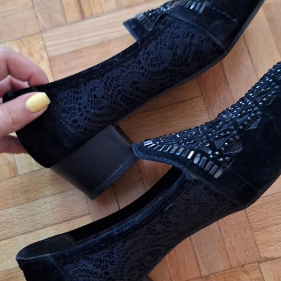 کالج نگینی کفش مجلسی مشکی