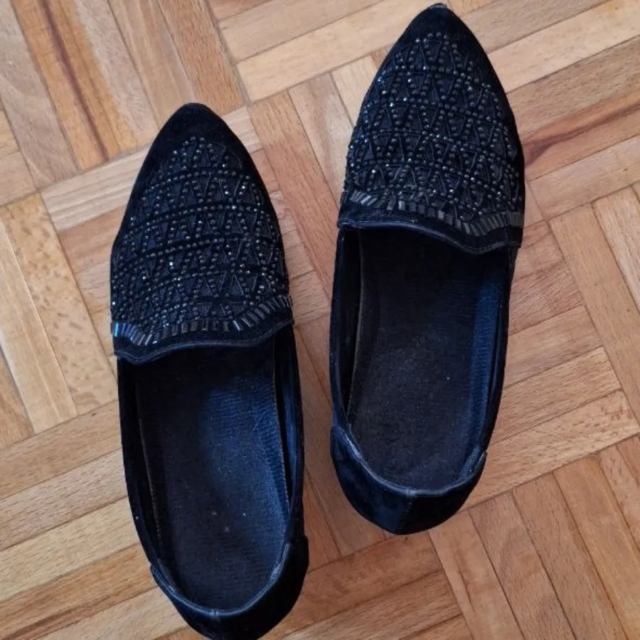 کالج نگینی کفش مجلسی مشکی