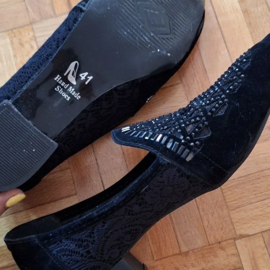 کالج نگینی کفش مجلسی مشکی