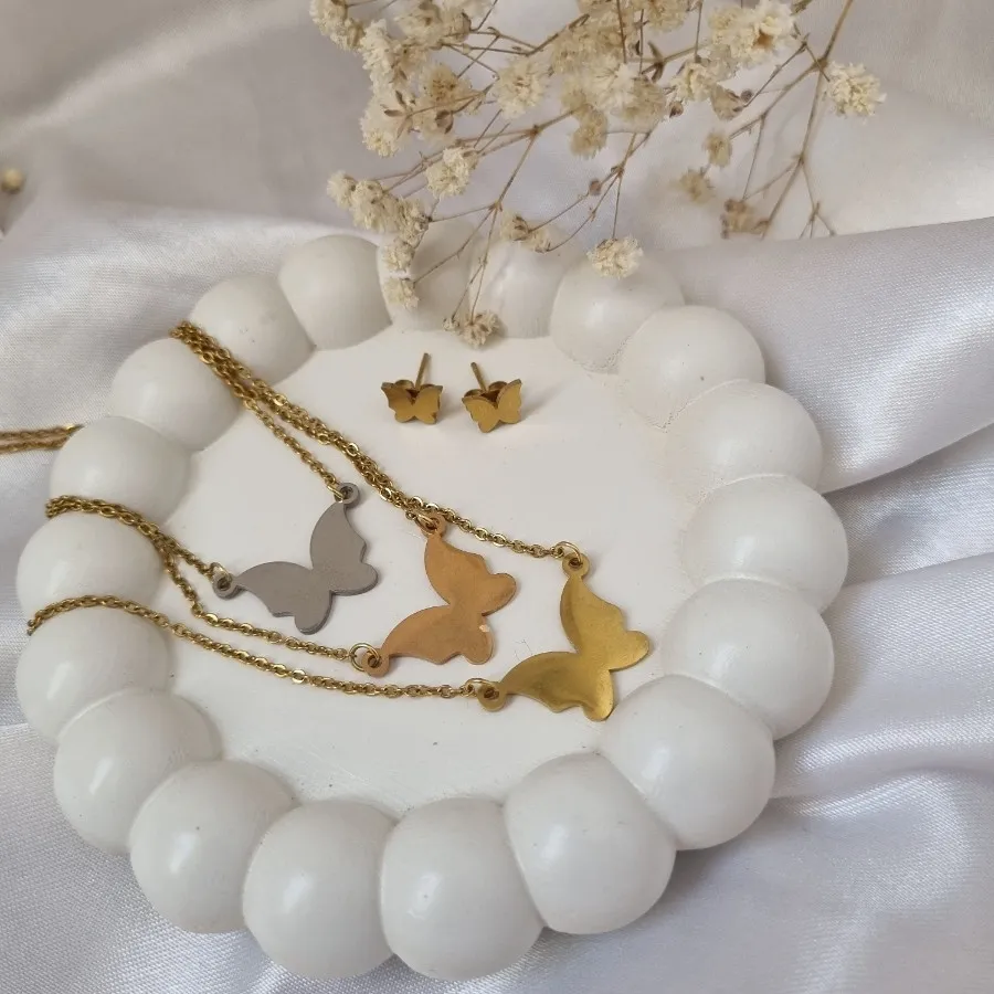 نیم ست پروانه پینترستی