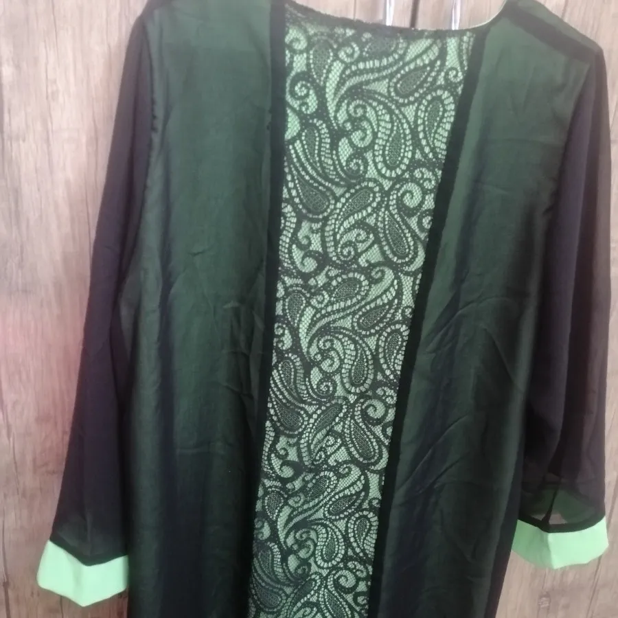 تونیک بلند سبز دو تکه