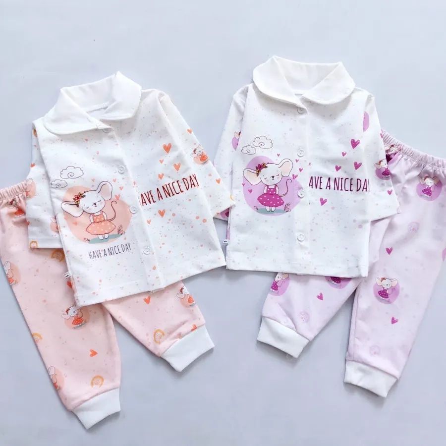 بلوز شلوار جلودکمه در سه