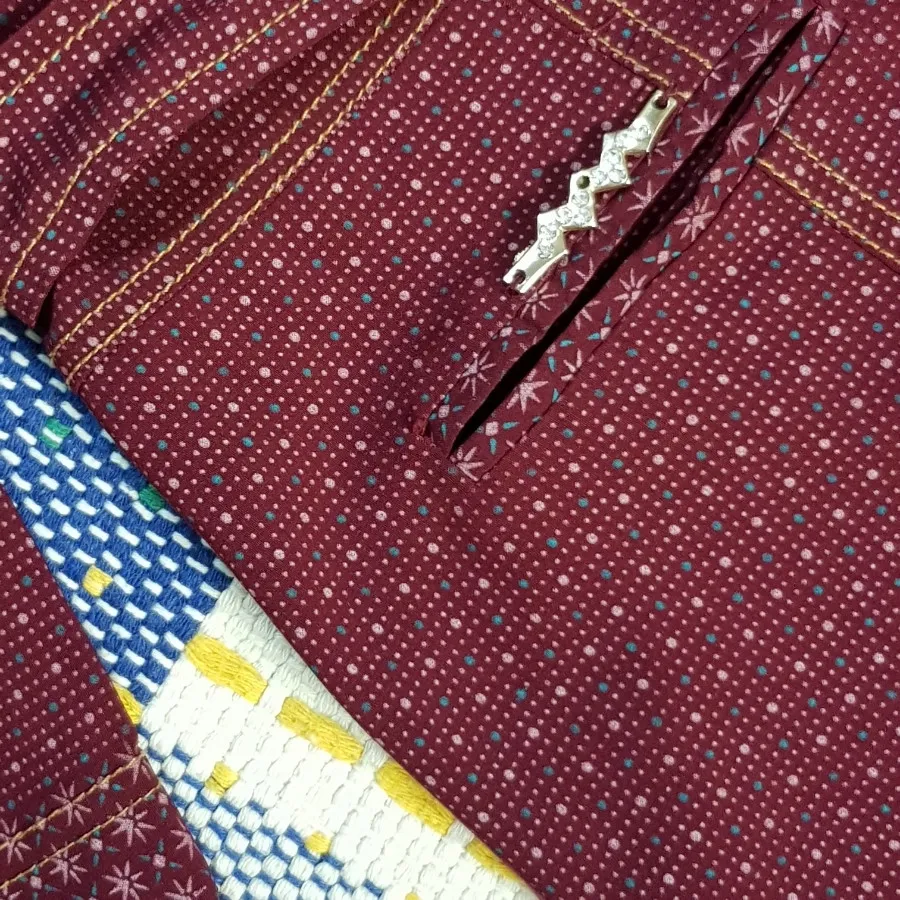 مانتو زرشکی (سایز 40)