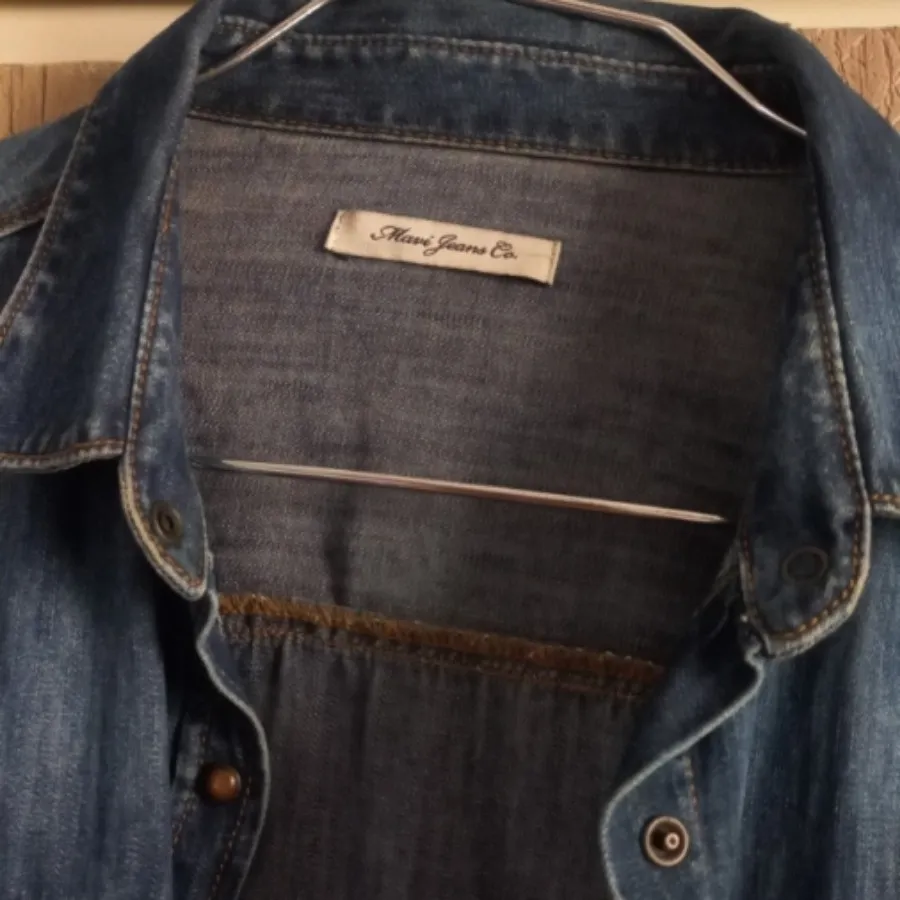 شومیز جین تیره