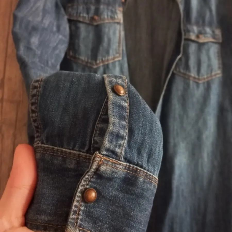 شومیز جین تیره