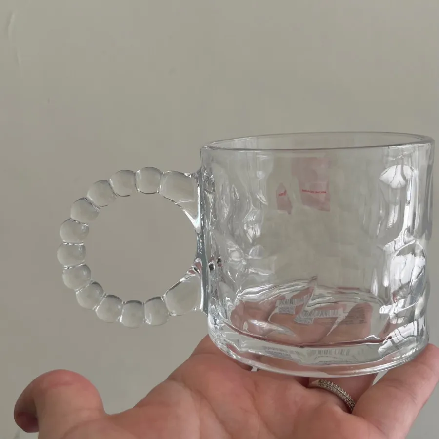 لیوان دسته مرواریدی