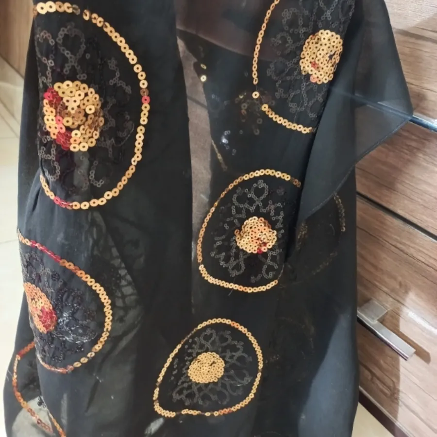 شال مجلس پولک طلایی