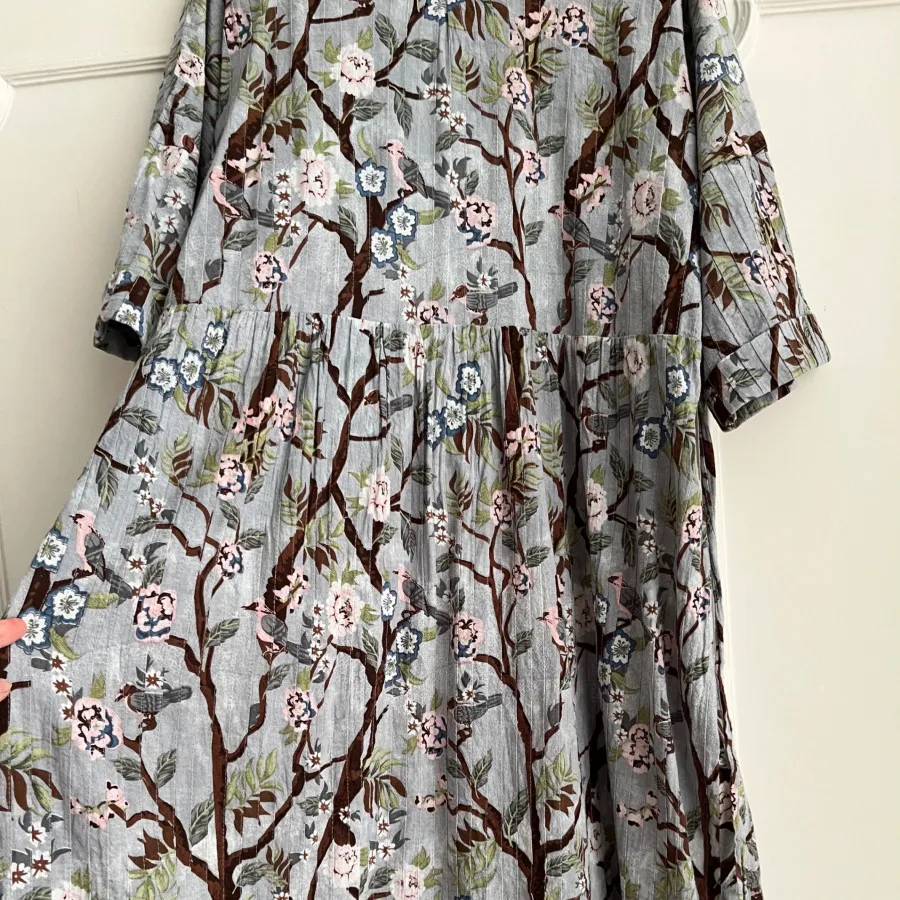 پیراهن مانتو نخی لینن