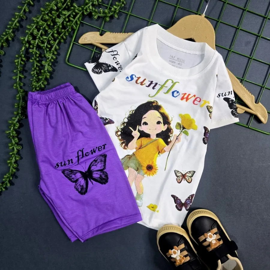 ست دختر گل به دست