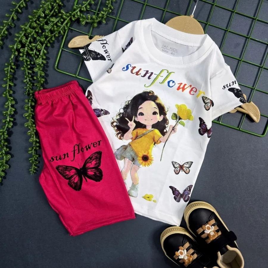 ست دختر گل به دست