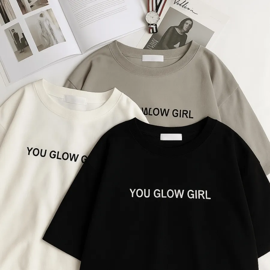 تیشرت glow girl