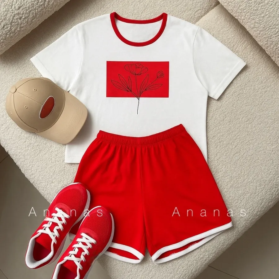 ست تیشرت شلوارک لیرا