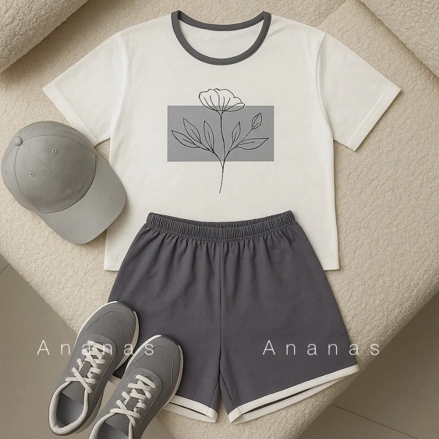 ست تیشرت شلوارک لیرا