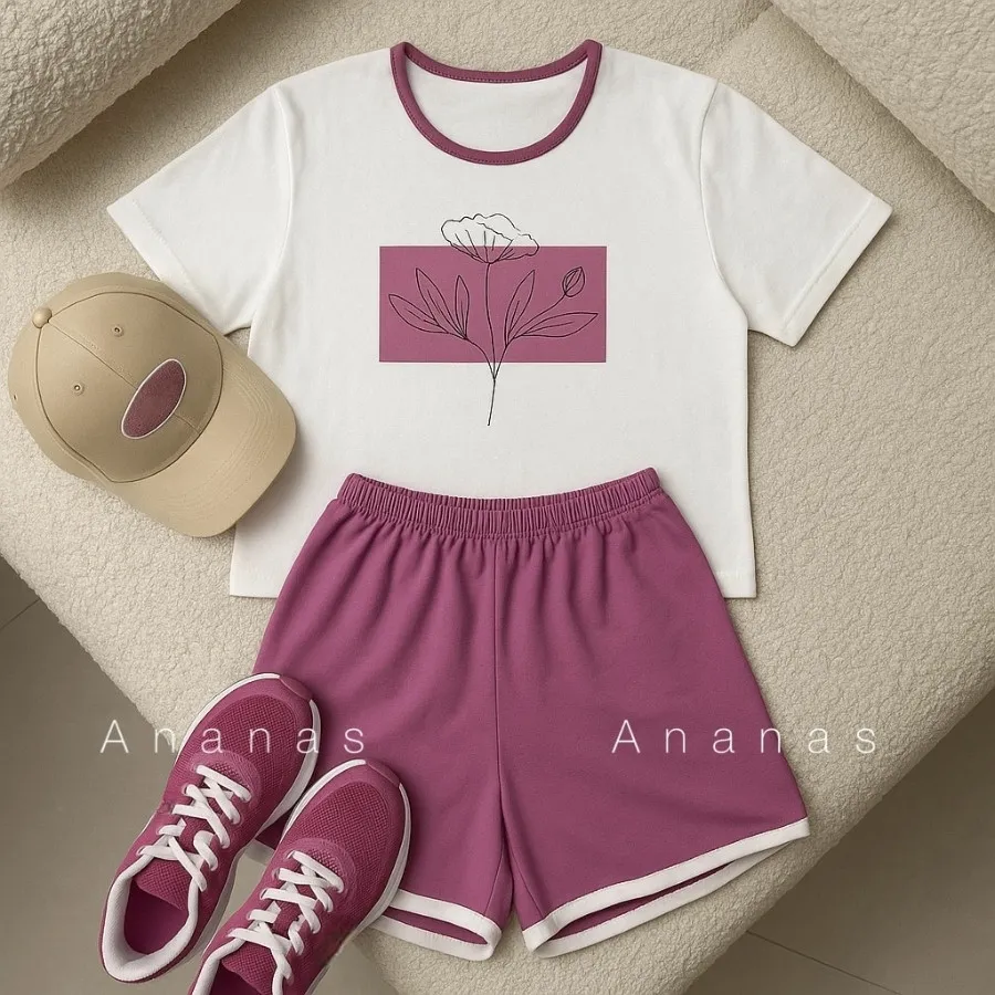 ست تیشرت شلوارک لیرا