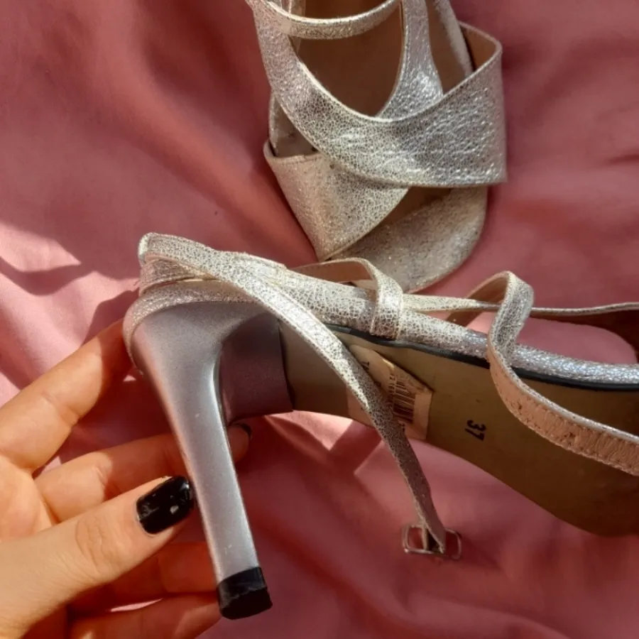 کفش مجلسی ترک نقره ای