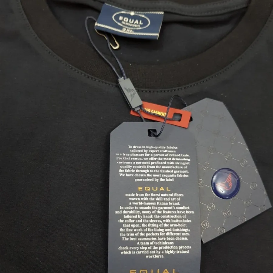 تیشرت پنبه لاکرا سرمه ای