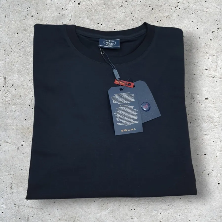 تیشرت پنبه لاکرا سرمه ای