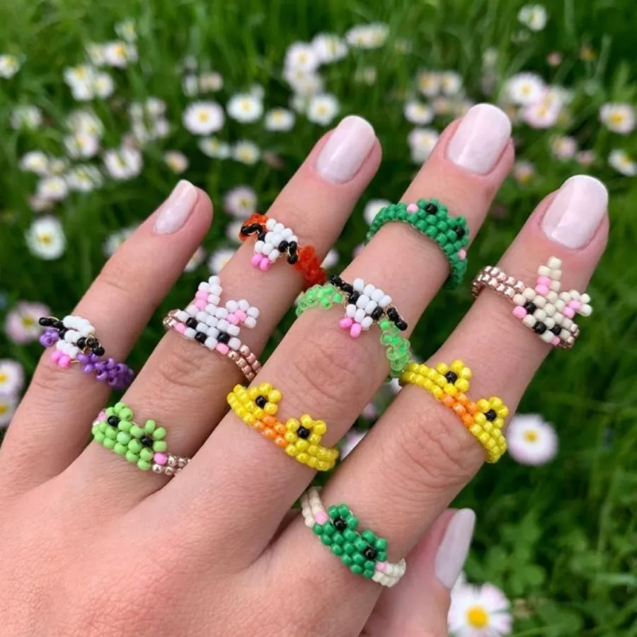 انگشتر منجوقی پینترستی