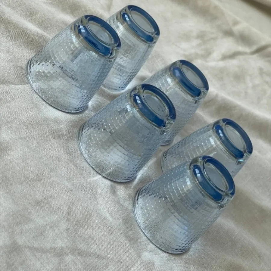 استکان شات بلور ابی