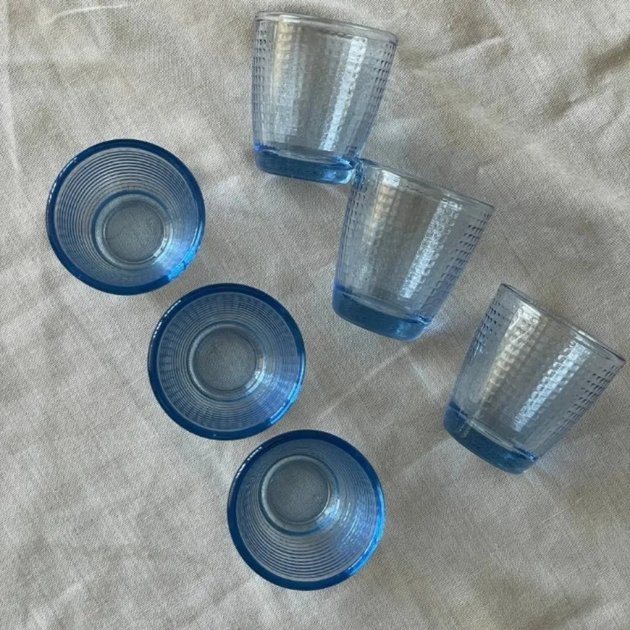 استکان شات بلور ابی