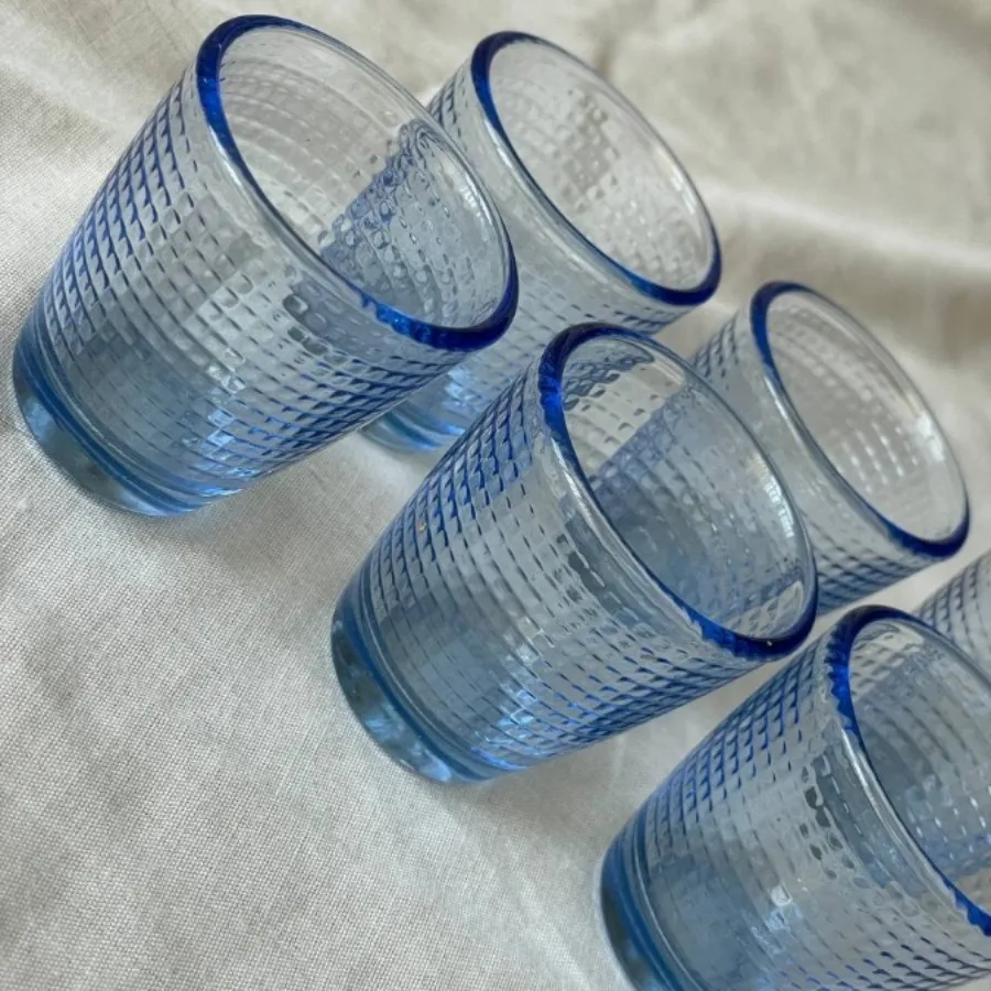 استکان شات بلور ابی