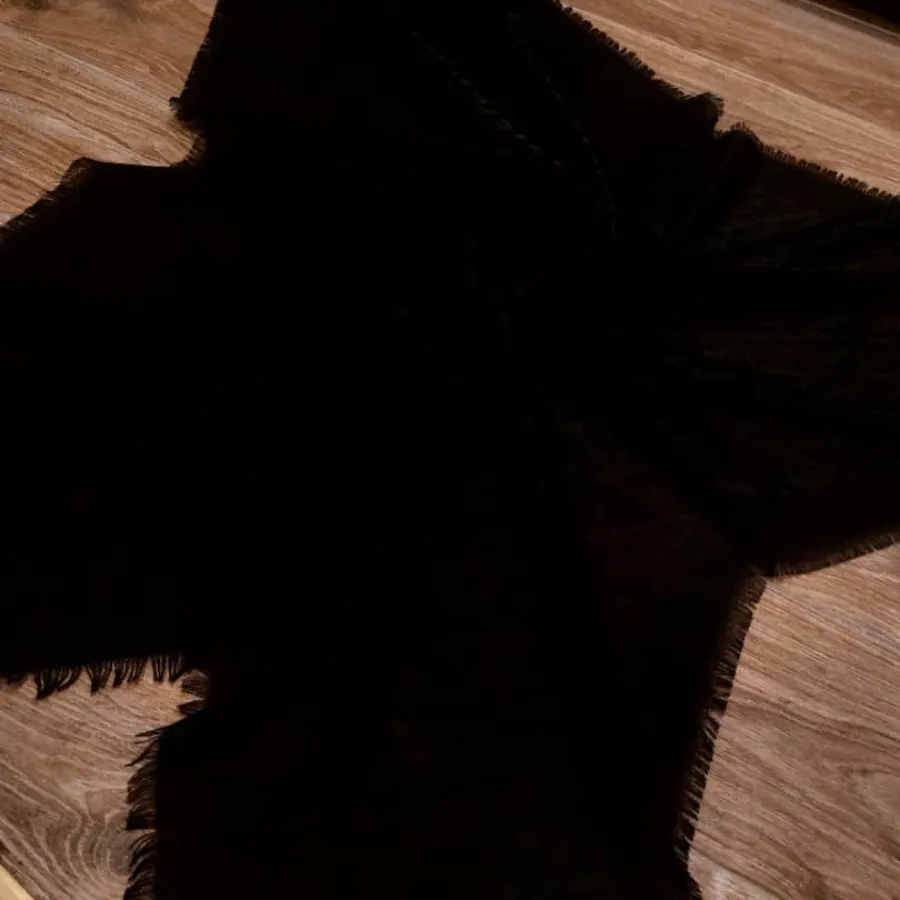 روسری مشکی ژاکارد