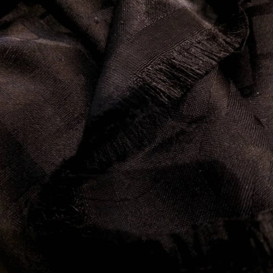 روسری مشکی ژاکارد