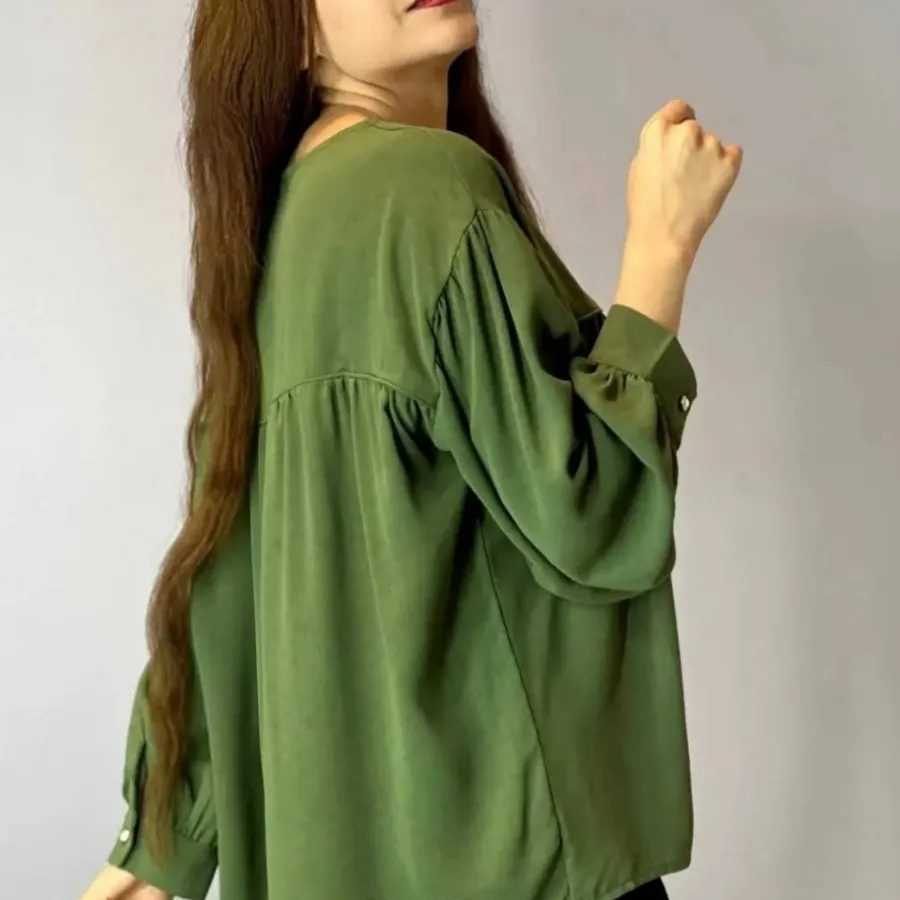 شومیز یقه کوبایی