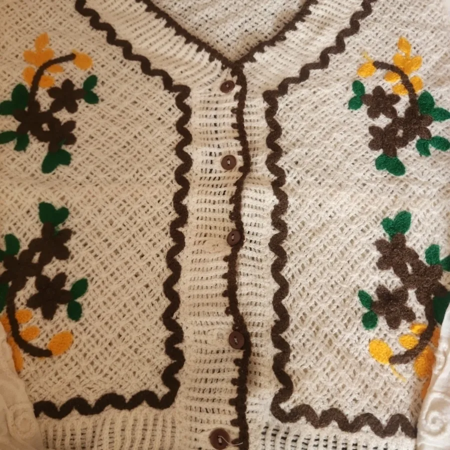 شومیز گلدوزی قلاب بافی