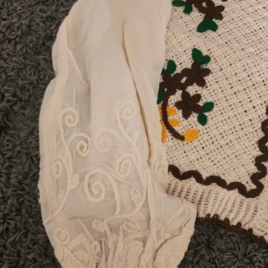 شومیز گلدوزی قلاب بافی