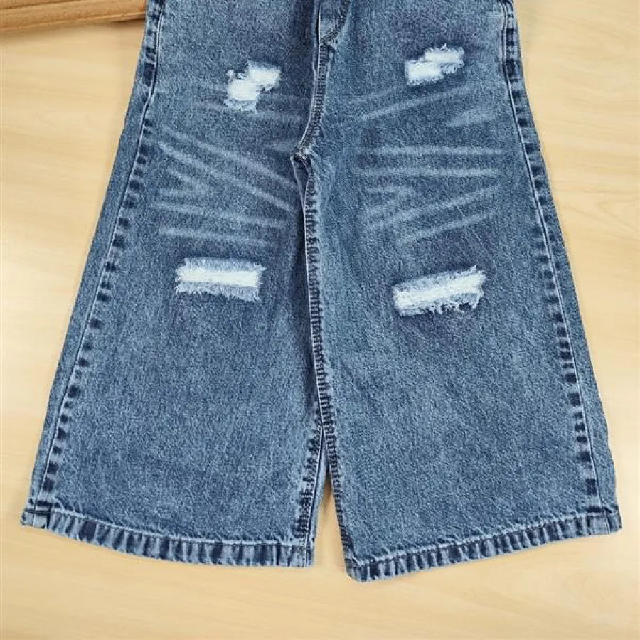 شلوار بگ واید دخترانه