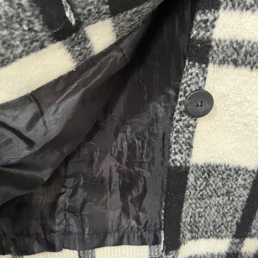 پالتو پشمی چهارخونه