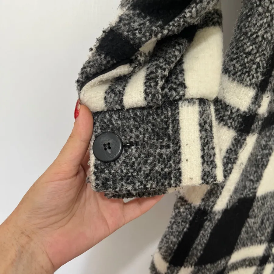 پالتو پشمی چهارخونه