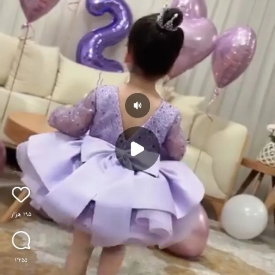 لباس مجلسی عروسکی