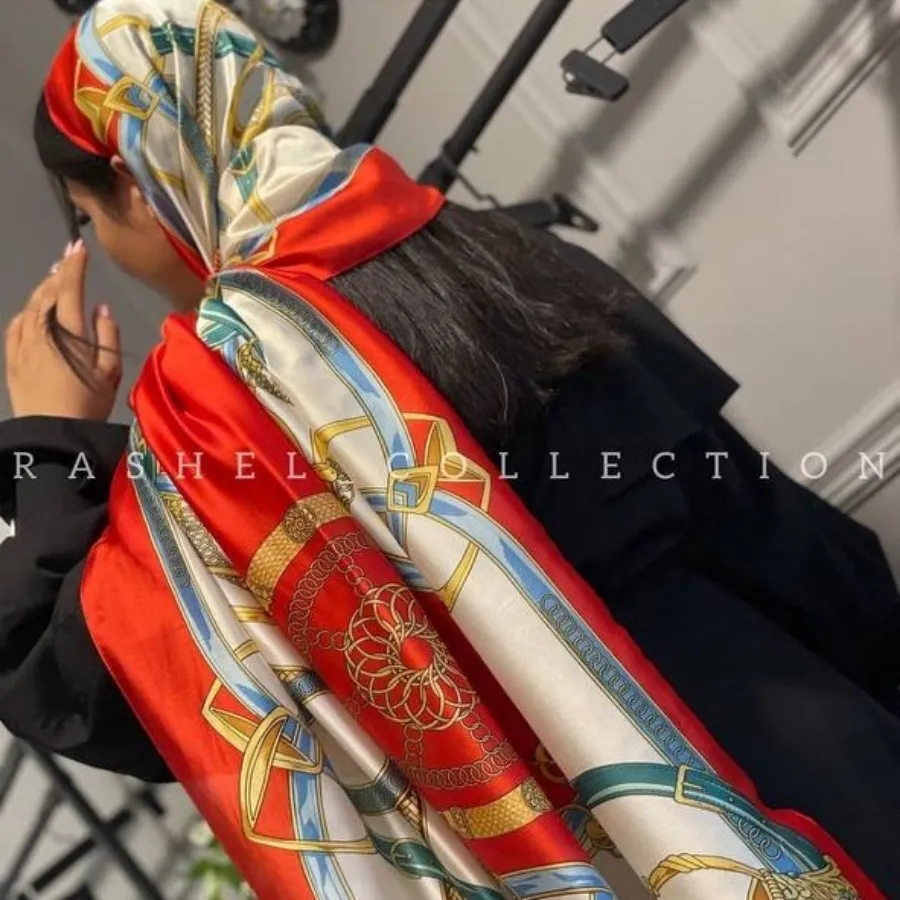 شال حریر ابریشم هرمس