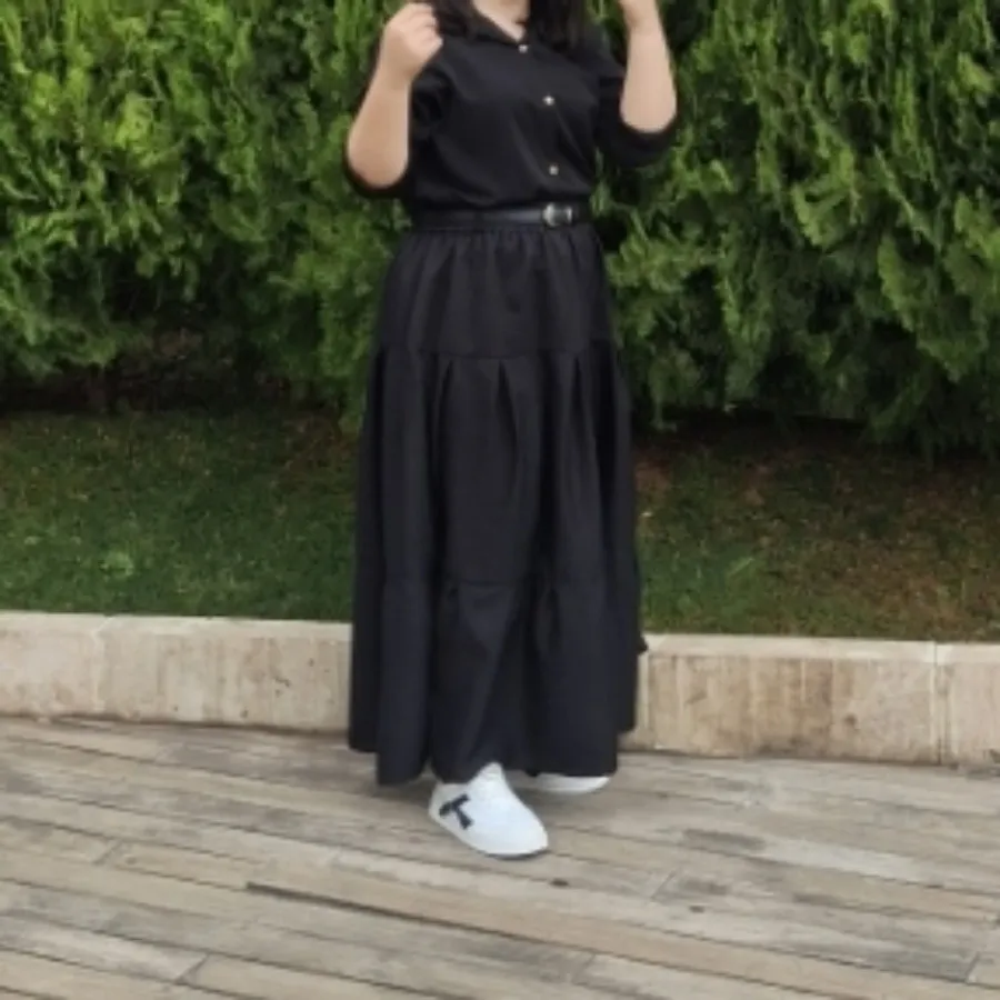 دامن بلند مشکی