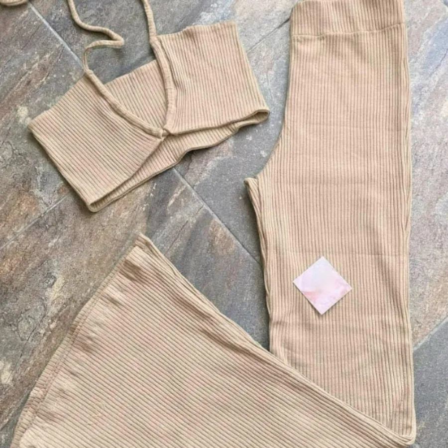 ست کراپ شلوار مجلسی